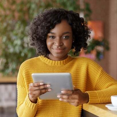 Tablet Woman